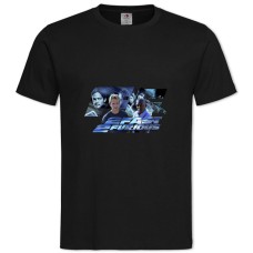TThe Fast And The Furious Heroes Logo -shirt with Print The Fast And The Furious Heroes Logo - 2XL black