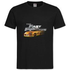 TThe Fast And The Furious Yellow Car -shirt with Print The Fast And The Furious Yellow Car - 2XL black