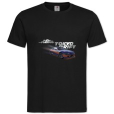 TThe Fast And The Furious Fast Car Logo -shirt with Print The Fast And The Furious Fast Car Logo - 2XL black