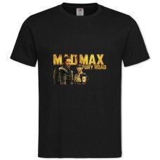 Футболка с принтом Безумный Макс Дорога Ярости Герои - 2XL черная