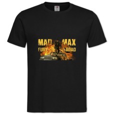 Футболка с принтом Безумный Макс Дорога Ярости Герой - 2XL черная