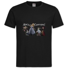 TAlice In Wonderland Heroes -shirt with Print Alice In Wonderland Heroes - 2XL black