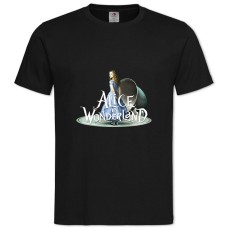 TAlice In Wonderland Logo Hero -shirt with Print Alice In Wonderland Logo Hero - 2XL black