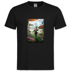 TAlice In Wonderland Mad Hatter -shirt with Print Alice In Wonderland Mad Hatter - 2XL black