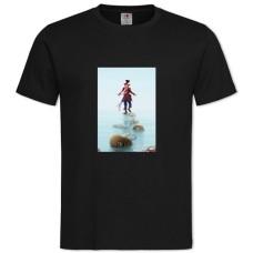 TAlice In Wonderland Print Mad Hatter -shirt with Print Alice In Wonderland Print Mad Hatter - 2XL black