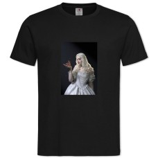 TAlice In Wonderland White Queen Hero -shirt with Print Alice In Wonderland White Queen Hero - 2XL black
