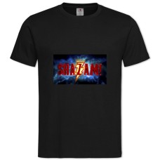 Футболка с принтом Шазам Классный Логотип - 2XL черная