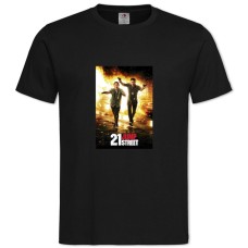T24 Jump Street Heroes Print -shirt with Print 24 Jump Street Heroes Print - 2XL black