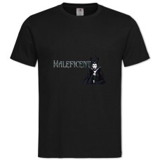 Футболка з принтом Малефісент Логотип Герой - 2XL чорна