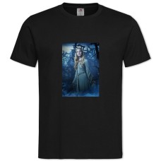 Футболка з принтом Малефісент Аврора - 2XL чорна