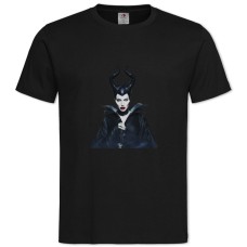 Футболка з принтом Малефісент Гарний Герой - 2XL чорна