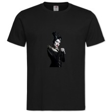 Футболка з принтом Малефісент Гарний Героїчний Принт - 2XL чорна