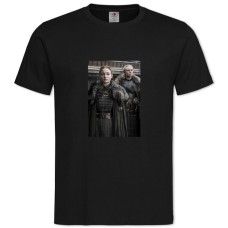 Футболка с принтом Игра Престолов Санса Старк - 2XL черная