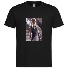 Футболка с принтом Игра Престолов Дайнерис Таргариен - 2XL черная