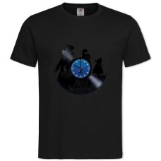 TAlice In Wonderland Clock -shirt with Print Alice In Wonderland Clock - 2XL black