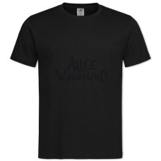 TAlice In Wonderland Logo Print -shirt with Print Alice In Wonderland Logo Print - 2XL black