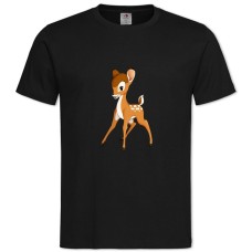 TBambi Little Deer -shirt with Print Bambi Little Deer - 2XL black