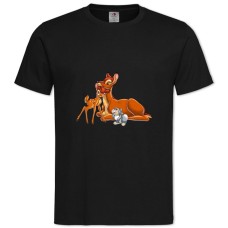 TBambi Main Heroes -shirt with Print Bambi Main Heroes - 2XL black