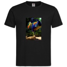 TUp Dug With Bird -shirt with Print Up Dug With Bird - 2XL black