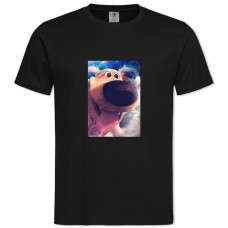 TUp Funny Dof Dug -shirt with Print Up Funny Dof Dug - 2XL black