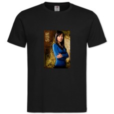 Футболка с принтом Остров Лост Солнце - 2XL черная