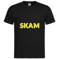 TSkam Yellow Logo -shirt with Print Skam Yellow Logo - 2XL black