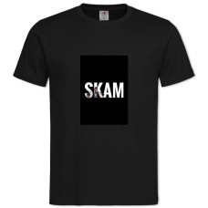 TSkam Logo -shirt with Print Skam Logo - 2XL black