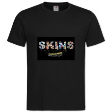 TSkins Bright Logo -shirt with Print Skins Bright Logo - 2XL black
