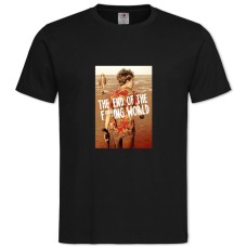 TThe End Of The F *** Ing World Print -shirt with Print The End Of The F *** Ing World Print - 2XL black