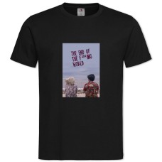 TThe End Of The F *** Ing World Theme Print -shirt with Print The End Of The F *** Ing World Theme Print - 2XL black