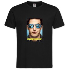 Футболка с принтом Бруклин 9-9 Тематика - 2XL черная