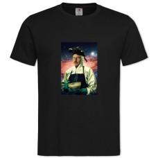 TBreaking Bad Walter White Cosmo Print -shirt with Print Breaking Bad Walter White Cosmo Print - 2XL black