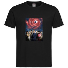 Футболка с принтом Герои Главные Персонажи Принт - 2XL черная
