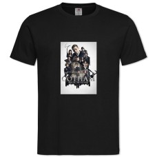 Футболка с принтом Готэм Тематика - 2XL черная