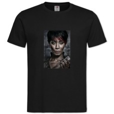 Футболка с принтом Готэм Фиш Муни - 2XL черная