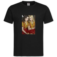 T2 Broke Girls Friends -shirt with Print 2 Broke Girls Friends - 2XL black