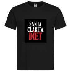 TSanta Clarita Diet Logo -shirt with Print Santa Clarita Diet Logo - 2XL black