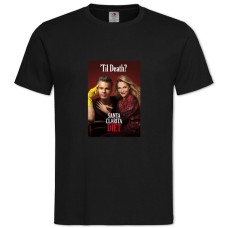 TSanta Clarita Diet Main Characters -shirt with Print Santa Clarita Diet Main Characters - 2XL black