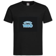 Футболка с принтом Доктор Кто Логотип - 2XL черная