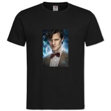 Футболка с принтом Доктор Кто Герой - 2XL черная