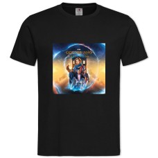 Футболка с принтом Доктор Кто Главная Тема - 2XL черная