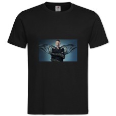 Футболка с принтом Доктор Хаус Классный Герой - 2XL черная