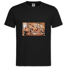 Футболка с принтом Друзья Версия - 2XL черная