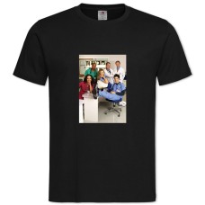 TScrubs All Heroes -shirt with Print Scrubs All Heroes - 2XL black