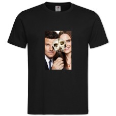 TBones Theme Print -shirt with Print Bones Theme Print - 2XL black