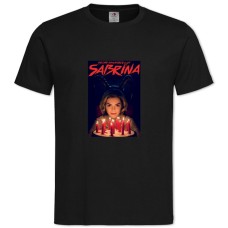TChilling Adventures Of Sabrina Theme -shirt with Print Chilling Adventures Of Sabrina Theme - 2XL black
