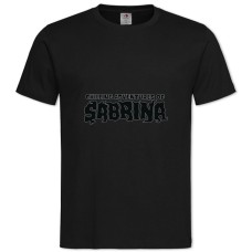 TChilling Adventures Of Sabrina Logo -shirt with Print Chilling Adventures Of Sabrina Logo - 2XL black
