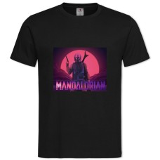 TThe Mandalorian Modern Print -shirt with Print The Mandalorian Modern Print - 2XL black