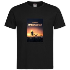 TThe Mandalorian Print -shirt with Print The Mandalorian Print - 2XL black