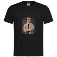 TCriminal Minds Dr. Spencer Reid Print -shirt with Print Criminal Minds Dr. Spencer Reid Print - 2XL black